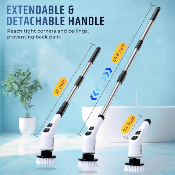 9-in-1 Electric Cleaning Brush – Multi-Surface Power Scrubber with Dual Speeds