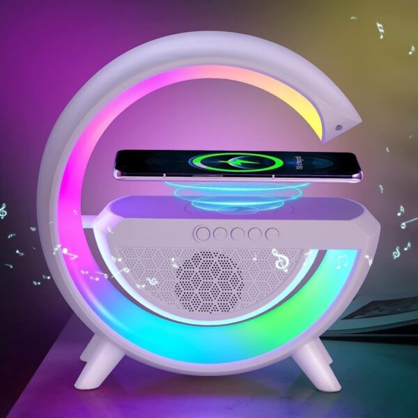 G-Shape Speaker Lamp - 3 in 1 Night Light Bluetooth Speakers