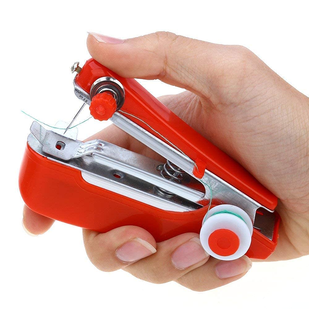 Portable Mini Manual Stapler Style Hand Sewing Machine