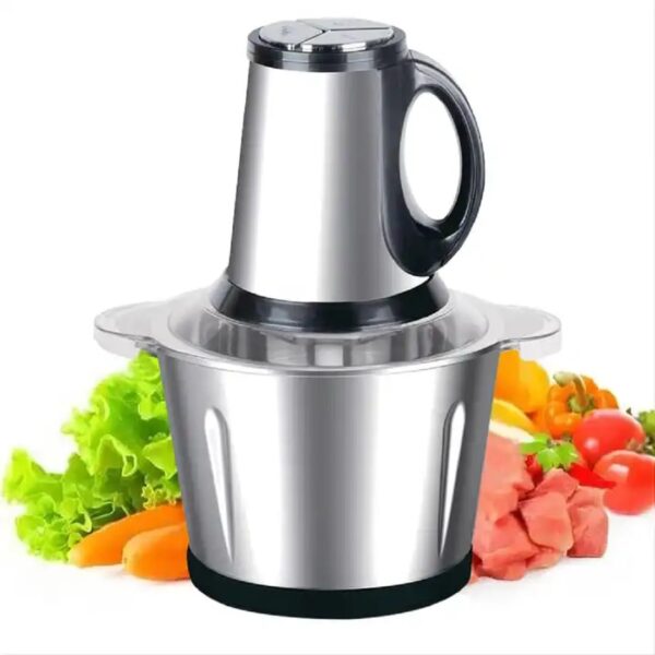 Stainless Steel Electric Chopper Meat Grinder Mincer Food Processor Slicer Vegetable Food Chopper Meat Slicer Machine 220V