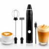 3-Speed Rechargeable Coffee Frother Electric